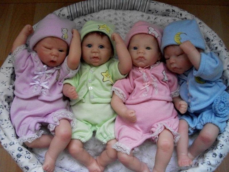 Quadruples En Gris Et Rose Bonbon Quadruples En Gris Et Rose Bonbon