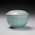 A Longquan Celadon Lotus Bowl and Cover