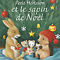 Petit hérisson et le sapin de noël