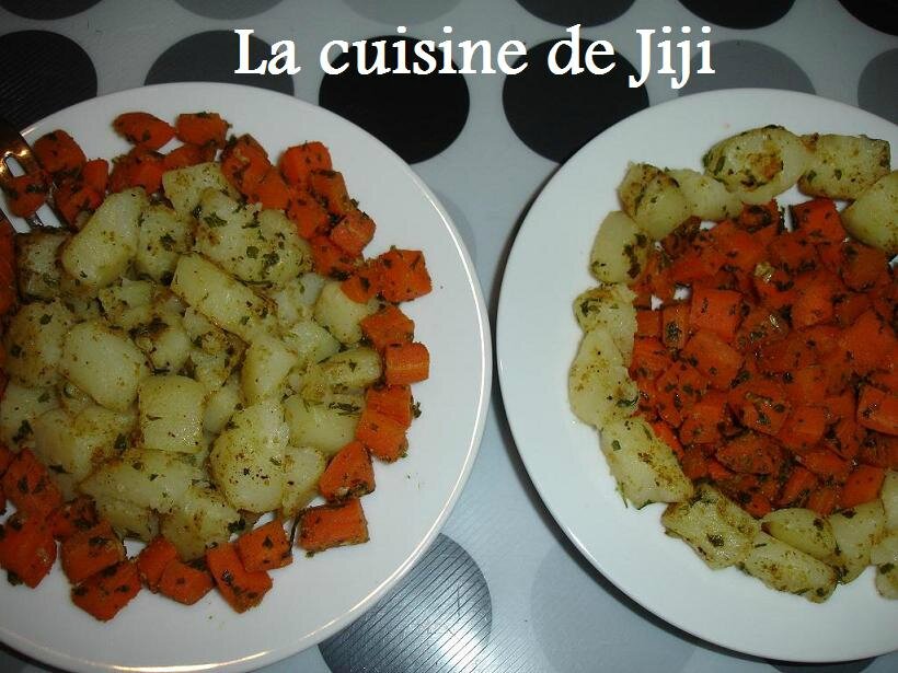 Salade De Carottes Et Pommes De Terre à La Marocaine La