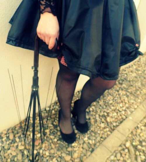 Jupe noire Parapluie 2 Mars 2016